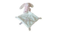 Peluche mouchoir lapin rose -