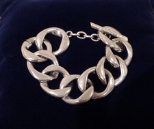 Bracelet gourmette signé