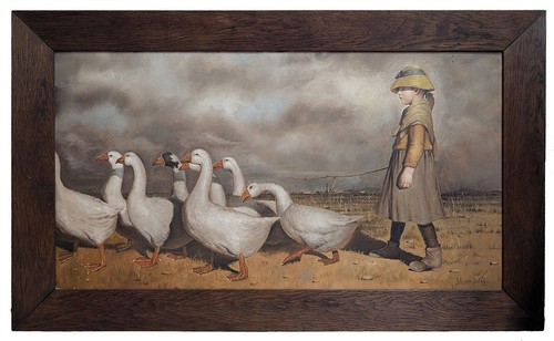 Gänsehirtin fille oie - fille,