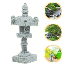  Statue de pagode en pierre miniature Statue de jardin de sculpture de style zen