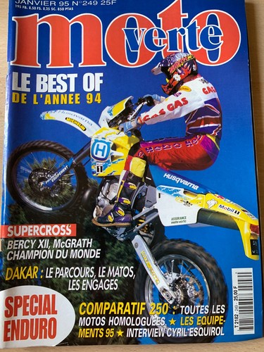 Moto verte magazine 249 du - moto,