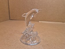 Sculpture Dauphin En Cristal /