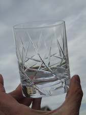 Verre à whisky en cristal de