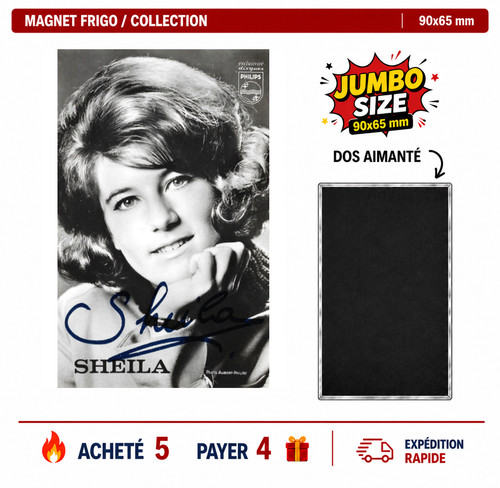 Magnet frigo sheila 90x65 - magnet,