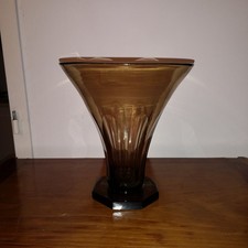 vase art déco 1940 en cristal