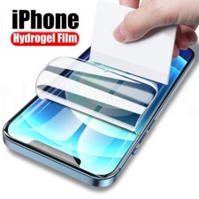 ✔ Film Protection Écran Hydrogel iPhone 17 16 15 14 SE 13 12 Mini 11 Pro X Max 8