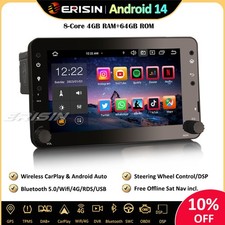 64GO DAB+Android 14 Autoradio GPS Wifi 4G Alfa Romeo Spider 159 Sportwagon Brera