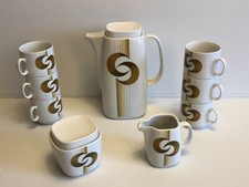 Ancien vintage service à café  Schirnding  Bavaria Tasses Sucrier Cafetière