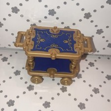 PLAYMOBIL (H378) PRINCESSES - Blue & Gold Palace 4250 Cart