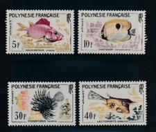 French Polynesia 199-202 Mint NH Fish