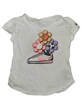 Nike T-Shirt Fille Blanc Logo