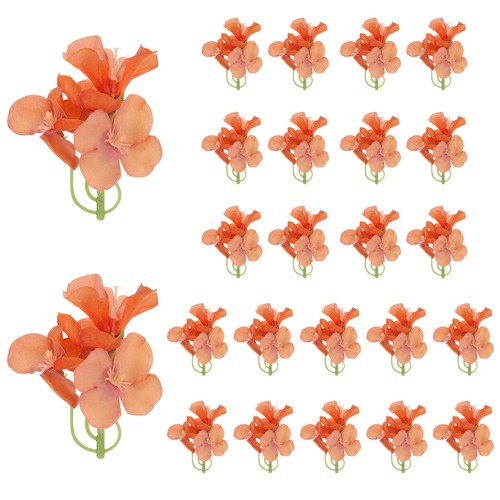 24pcs fleurs orchidée - 24pcs,