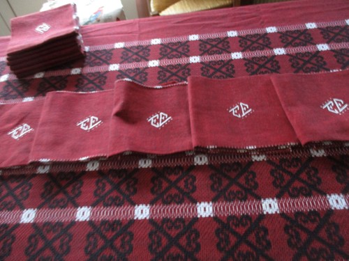 Nappe 270x145 serviettes - 10,