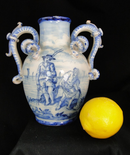 Beau vase faïence - beau, en