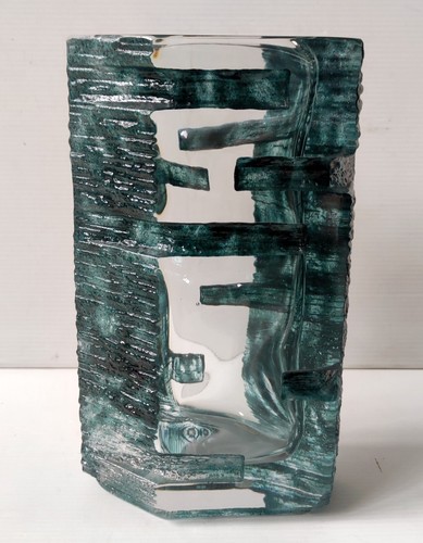 Vase cristal vert signe daum - vase,
