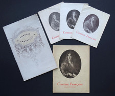 Comédie Française Paris Théâtre lot de 5 programmes de 1911 1943 1944 & 1950