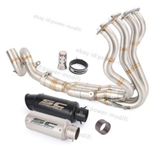 For Kawasaki Ninja ZX6R ZX636 2009-2024 Tips Muffler Exhaust System Header Pipe