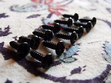 VIS PICKGUARD SCRATCHPLATE NOIRE LOT DE 12 POUR FENDER GIBSON GRETSCH