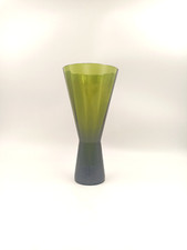 Vase diabolo vintage verre