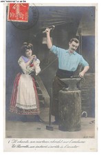 BQ-BFP1-0833-CRAFT - Blacksmith - he sings his hammer bounces off the anvil