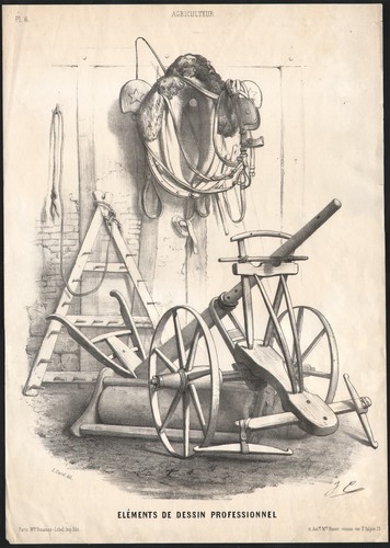 1830 grande lithographie - grande,