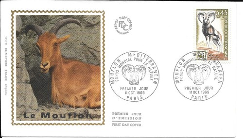 France 1969 fdc mouflon - fdc,