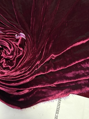 Tissu velours soie m - soie, 4