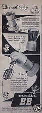 ADVERTISEMENT 1956 ELECTRIC MILL BB DOUBLE WHIP DRUMMER - ADVERTISING
