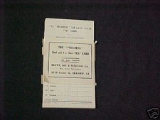 1930's 2nd & lst Class Test