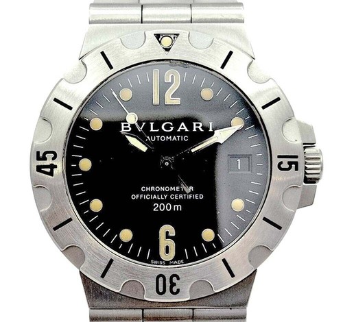 Bulgari montre diagono steel - montre,