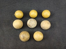 Lot x8 boule balle bois