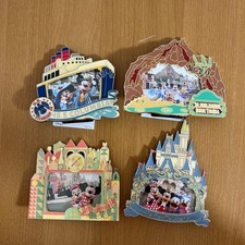 Ensemble de 4 cadres photo port thème Tokyo Disney Resort Cinderella Castle S...