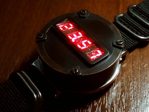 Nixie tube watch led amphibian - tube,