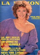 MARLENE JOBERT  La Nacion magazine Argentina 1981