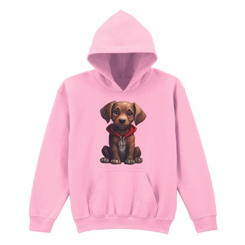 Joli chiot portant sweat à - joli, un