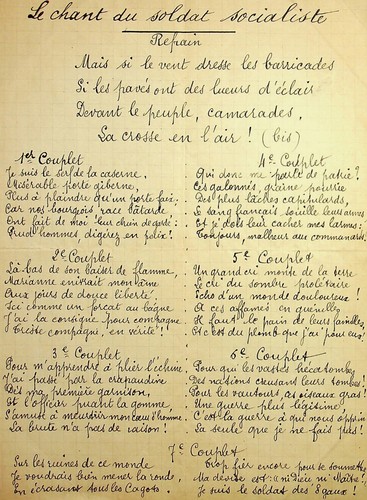 Manuscrit chanson - ✒,