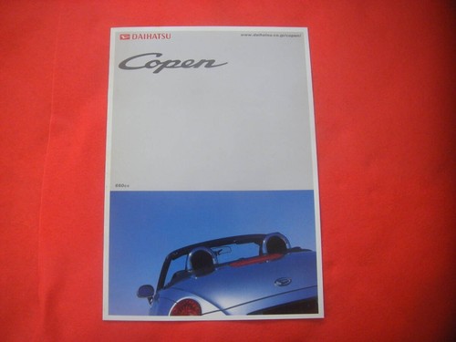 Catalogue d3972 daihatsu copen - daihatsu,