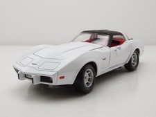 Chevrolet Corvette C3 1979 Blanc Modèle Réduit 1:24 MotorMax