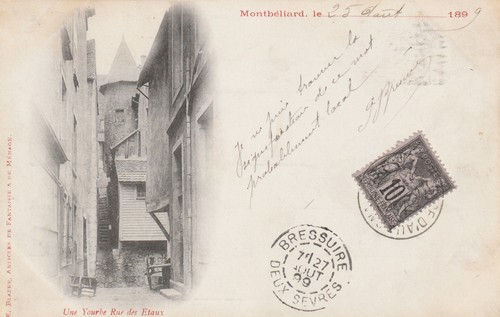Cpa montbéliard une yourbe - cpa,