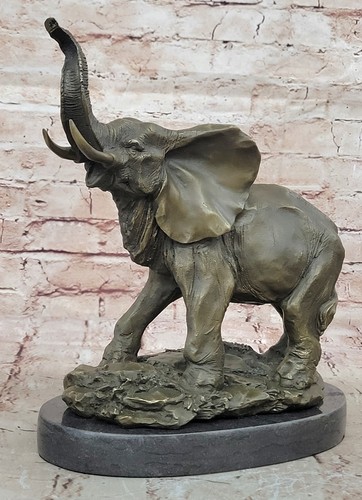 Happy lucky éléphant bronze - Éléphant,
