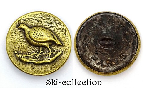 Ancien bouton chasse une - ancien,