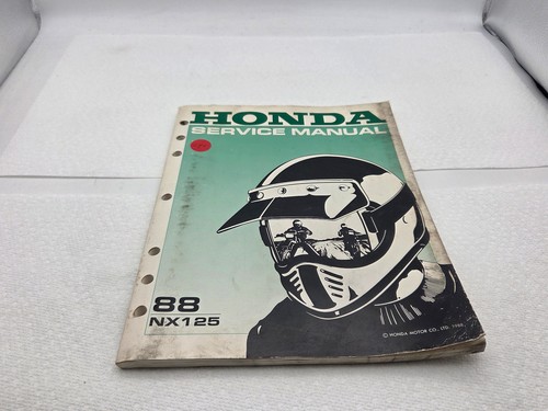 1988 honda nx125 - nx125, service