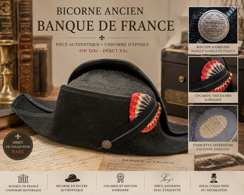 Bicorne ancien banque - bicorne,