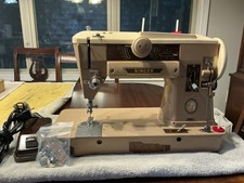 Singer 401a sewing machine cleaned and serviced Fair Condition SN NA751202