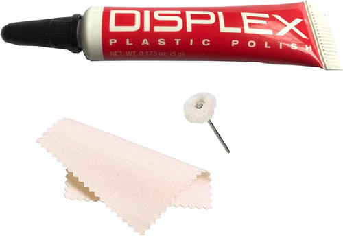 Plastic display polish - polish, scratch