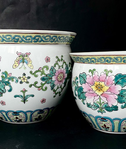 Superbe paire cache pot - paire, de