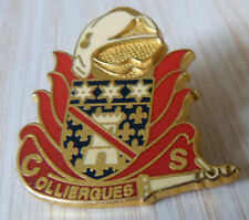 PIN'S SAPPERS FIREFIGHTERS HELMET COAT OF ARMS CITY OLLIERGUES