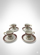 Lot 4 Tasses Sous-Tasses