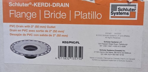 Schluter kerdi drain flange - schluter,