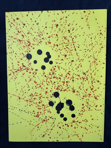 Art contemporain encres sur